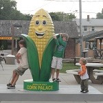 Hanging with the corn